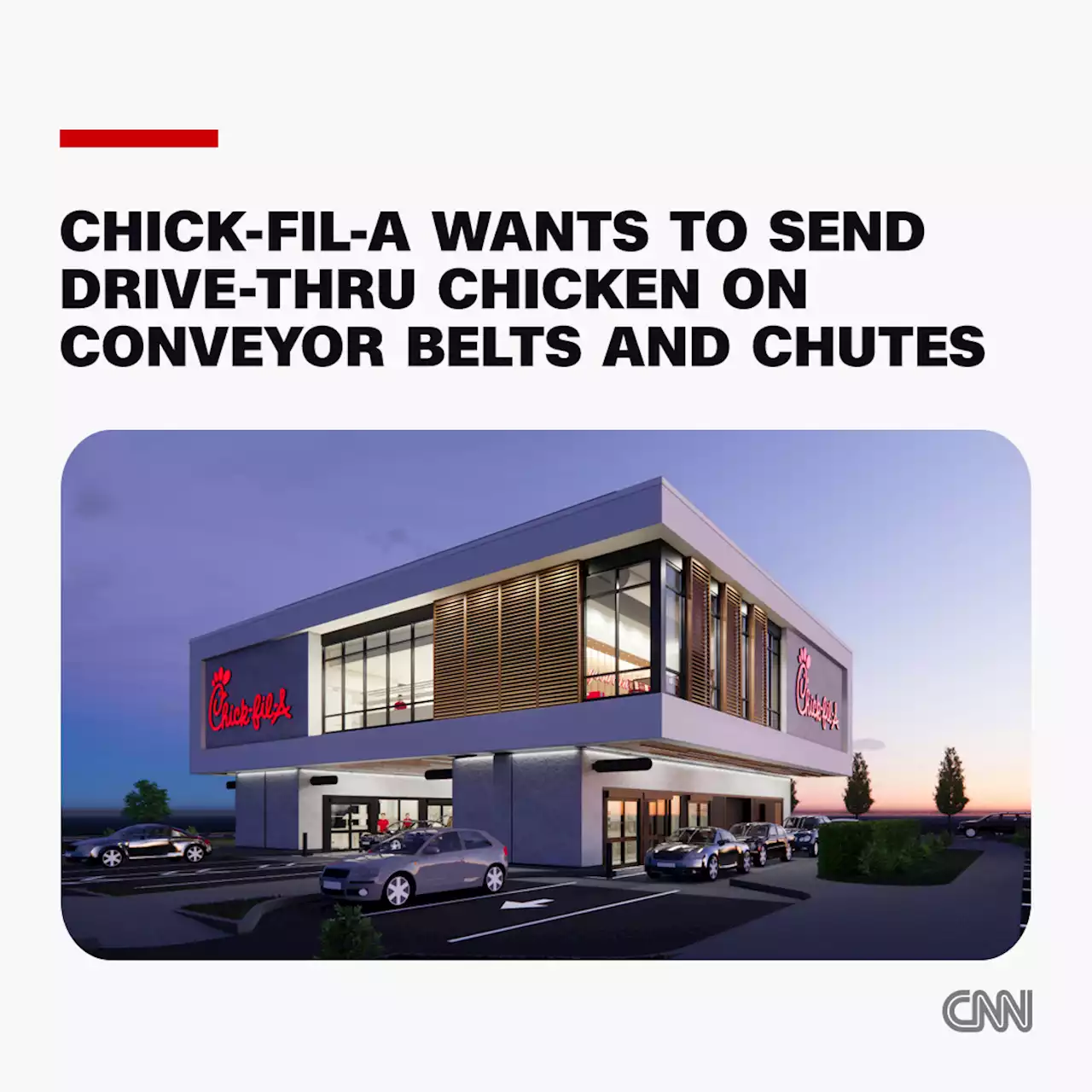 Chick Fil A Wants To Send Your Drive Thru Chicken On A Conveyor Belt