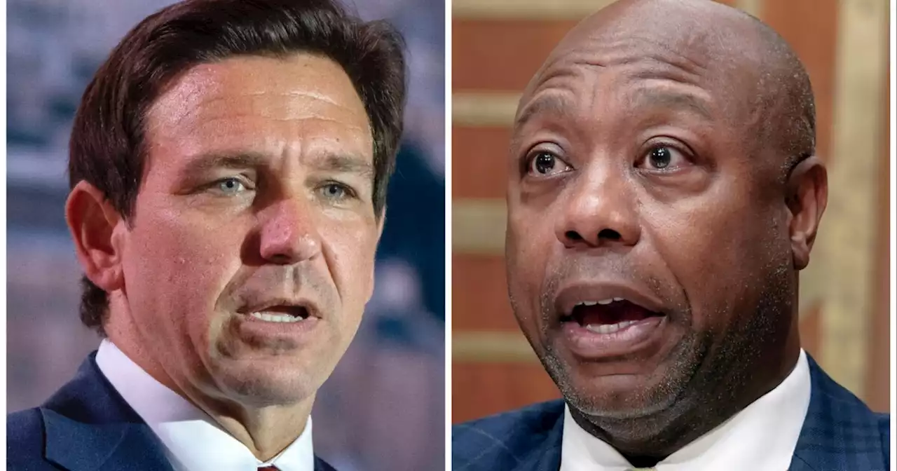 DeSantis crushes Scott for echoing Kamala Harris’s lies