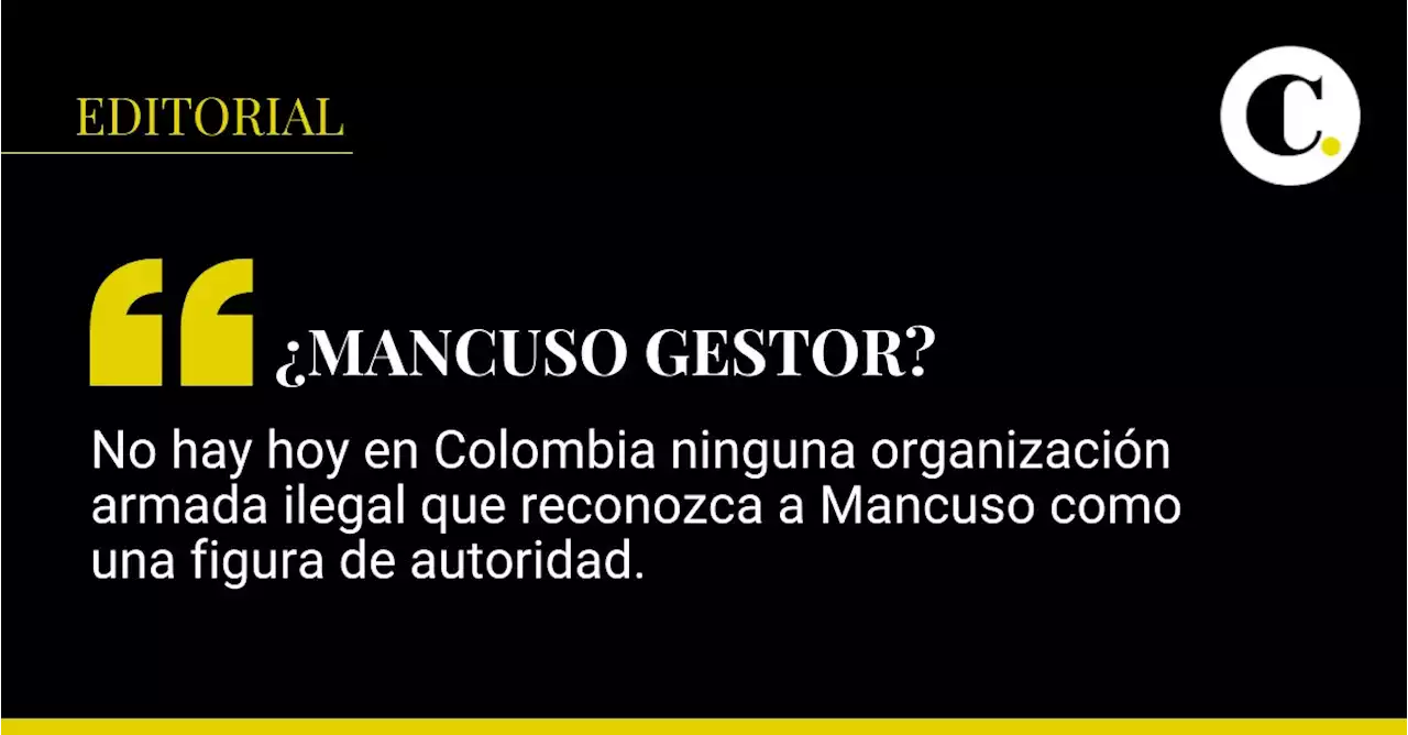 ¿Mancuso gestor?