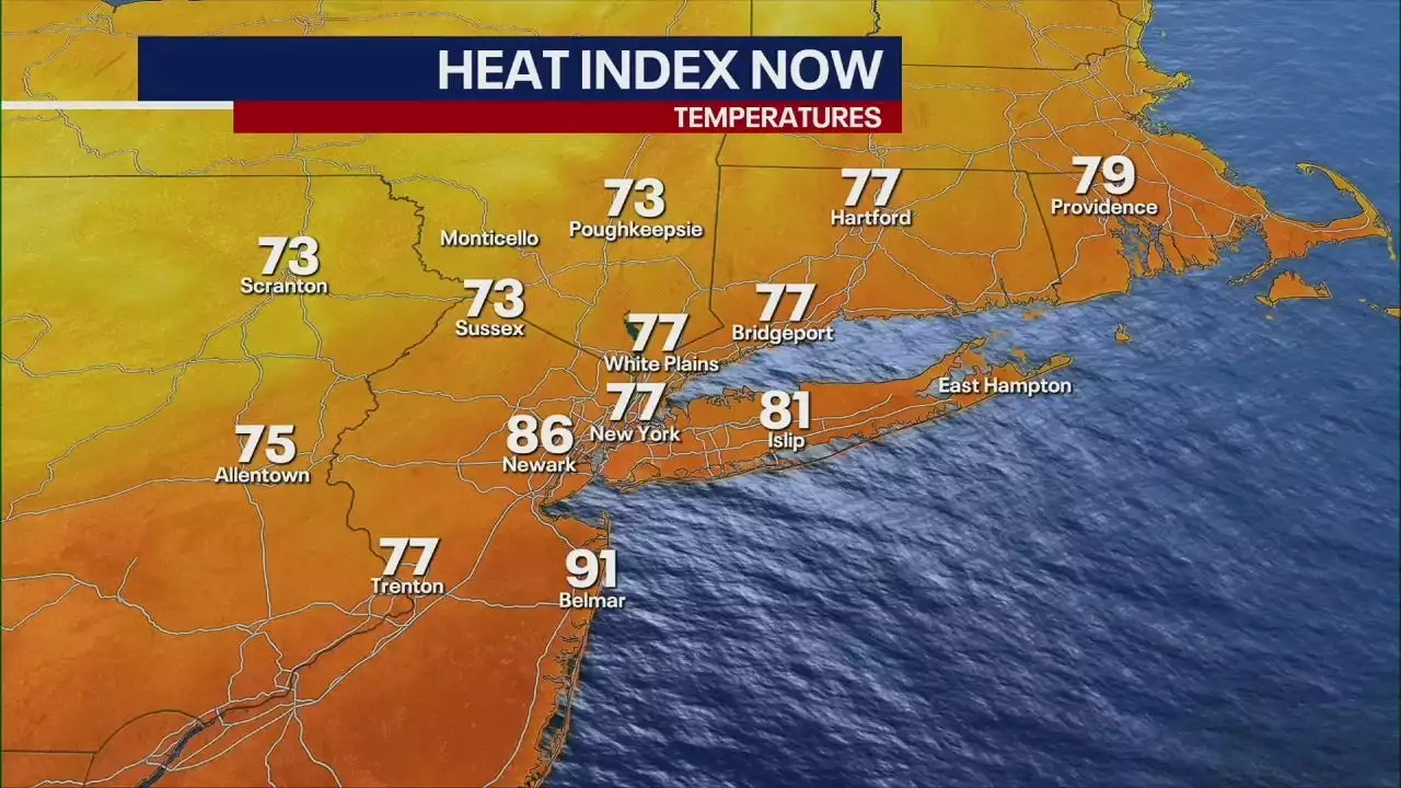 NYC weather: Heatwave continues with near record high temps