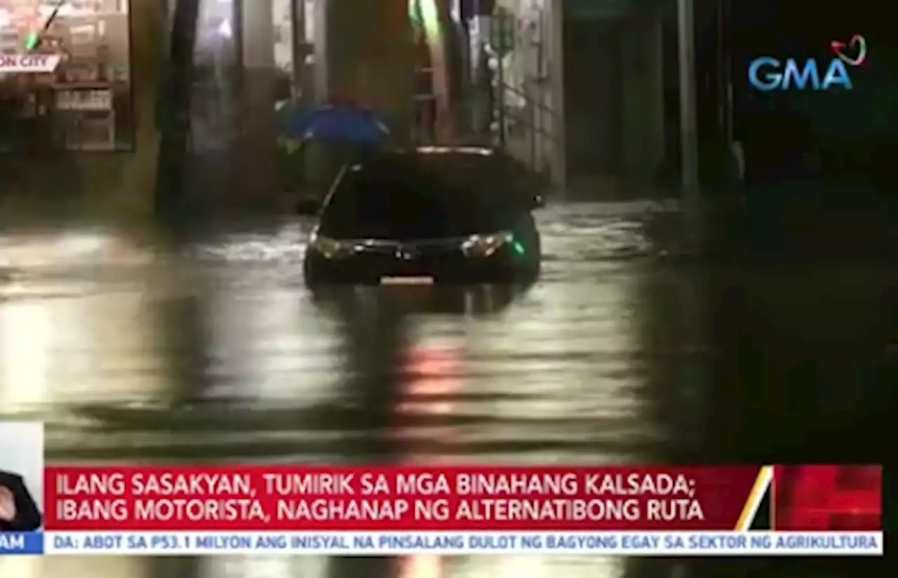 Flooding hits parts of Quezon City due to overnight rains