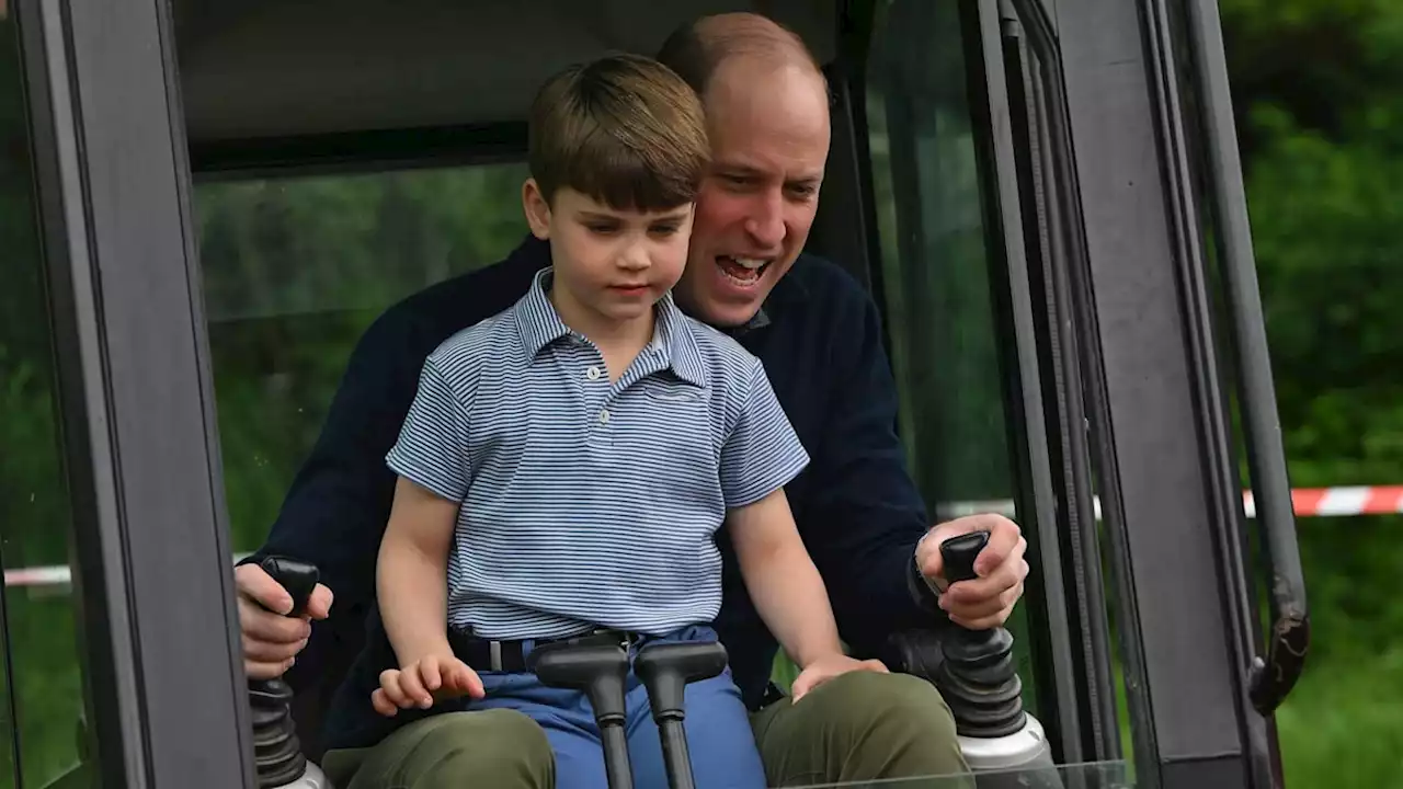 WATCH: Prince William's response to excited Prince Louis is the sweetest