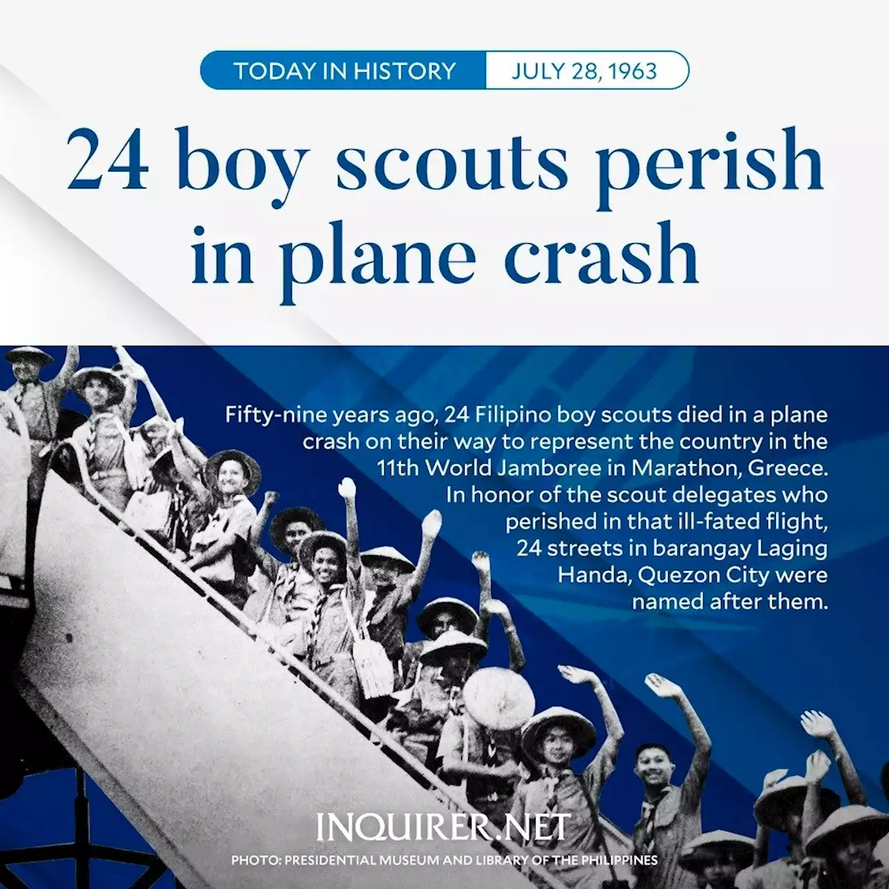 Remembering the 24 boy scouts who perished in 1963 plane crash