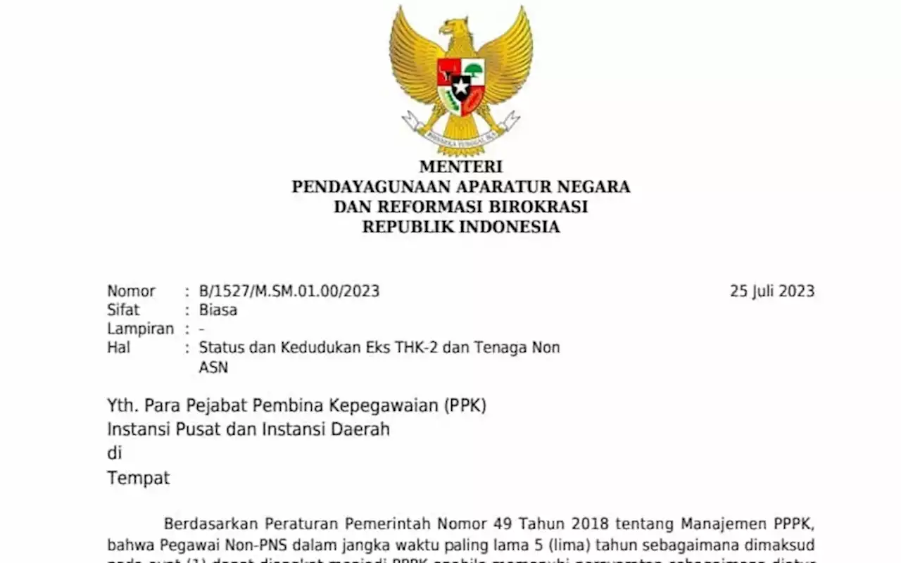 5 Berita Terpopuler: Surat Sakti untuk Terbit, Pentolan Honorer Sampai Terkejut, Pertanda Apa?