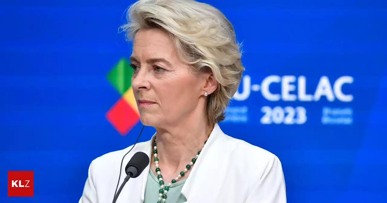 EU-Kommissionspräsidentin: Von der Leyen will der Ukraine so lange beistehen wie notwendig