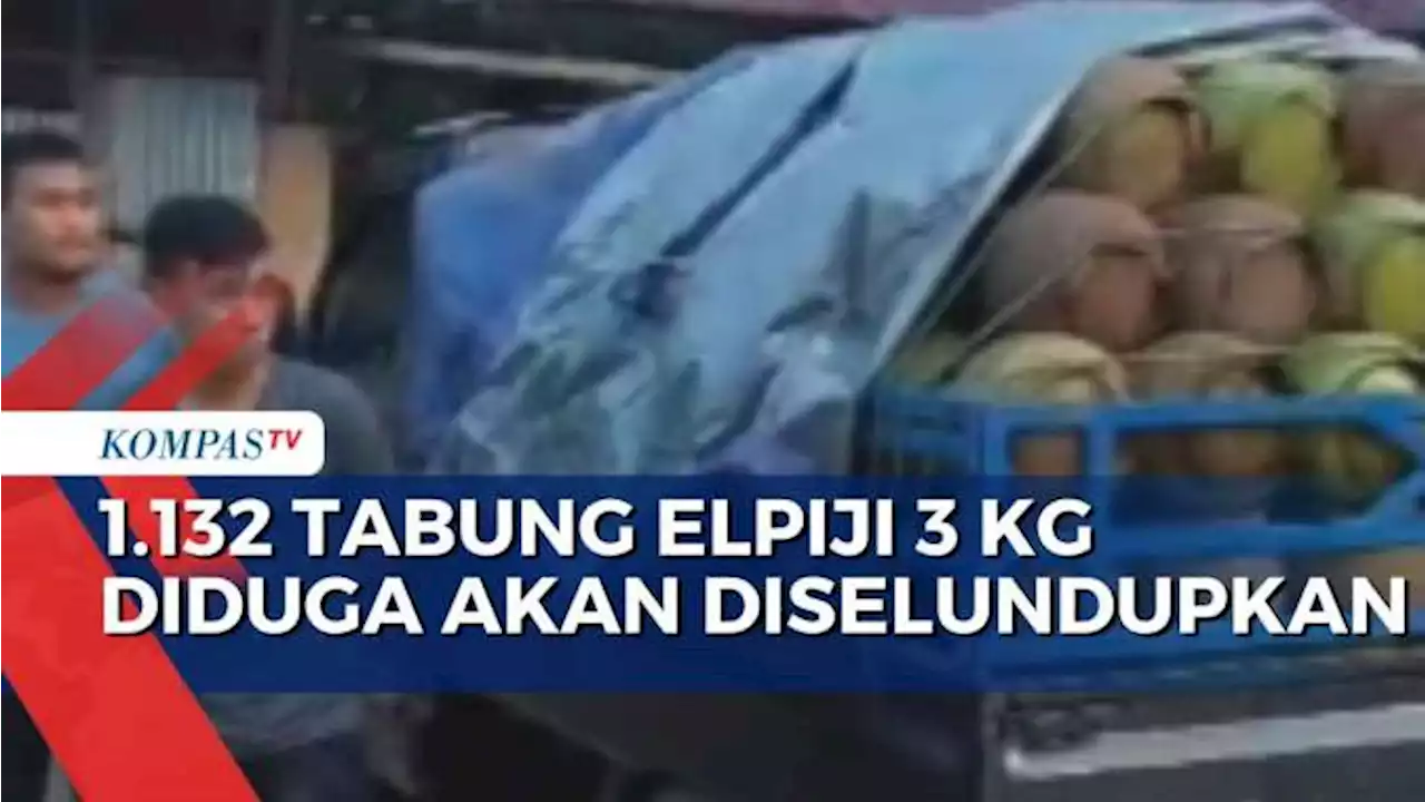 Polres Konawe Utara Sita 1.132 Tabung Elpiji 3 Kg yang DIduga Akan diselundupkan