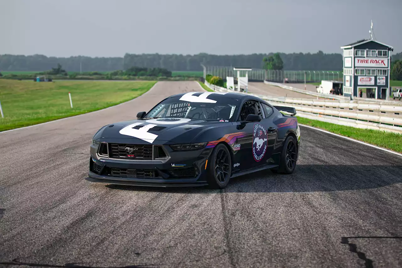 Ford Mustang Dark Horse R ready to race in one-make series