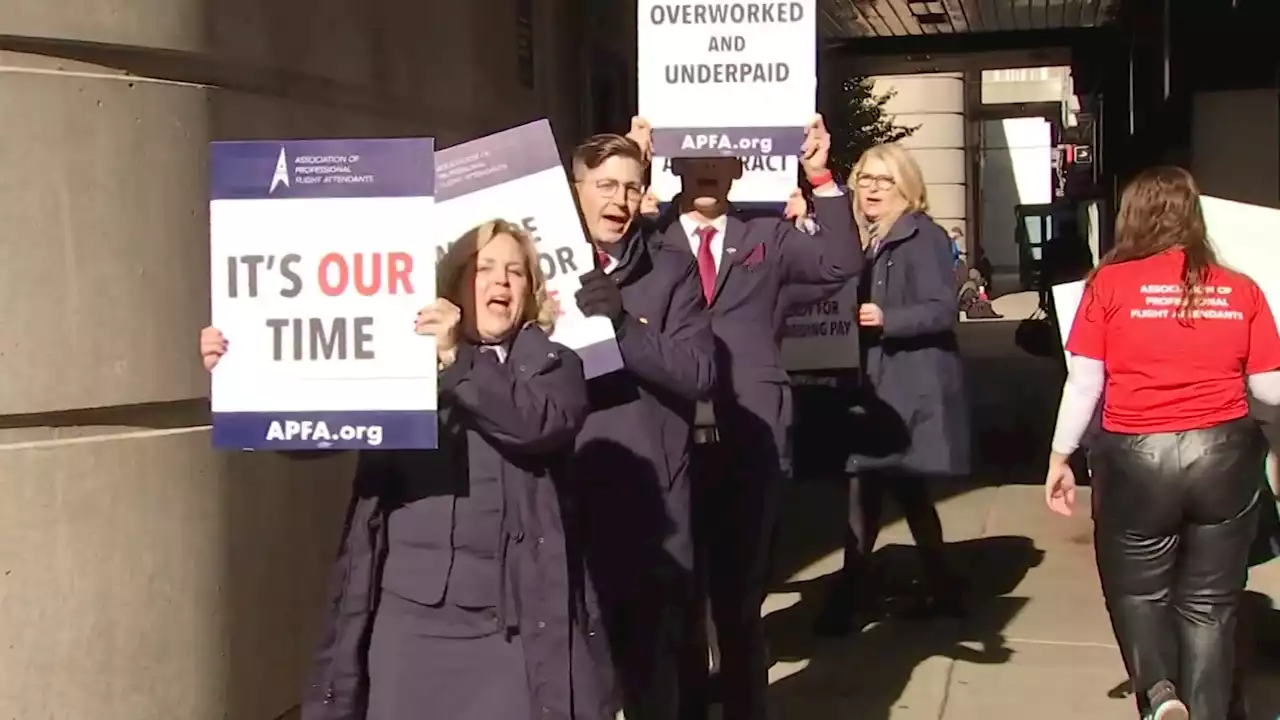 American Airlines flight attendants begin vote to authorize union to call a strike