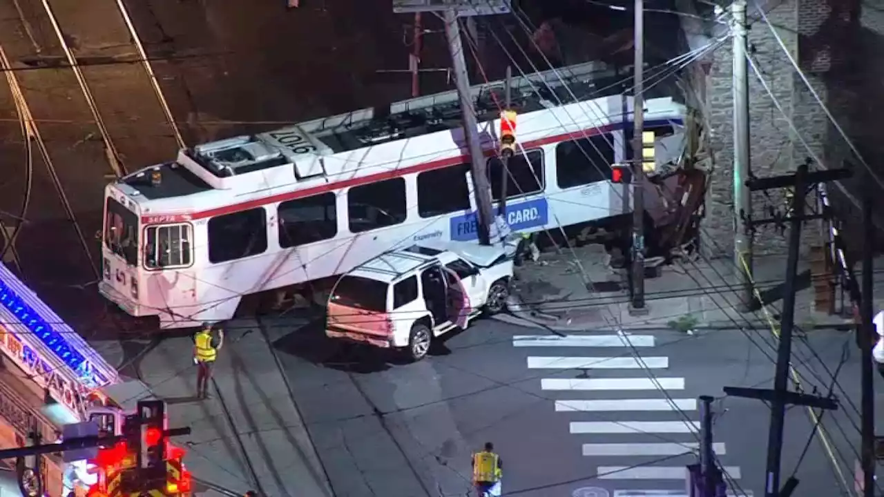 Trolley slams into building in 5th SEPTA crash in less than a week