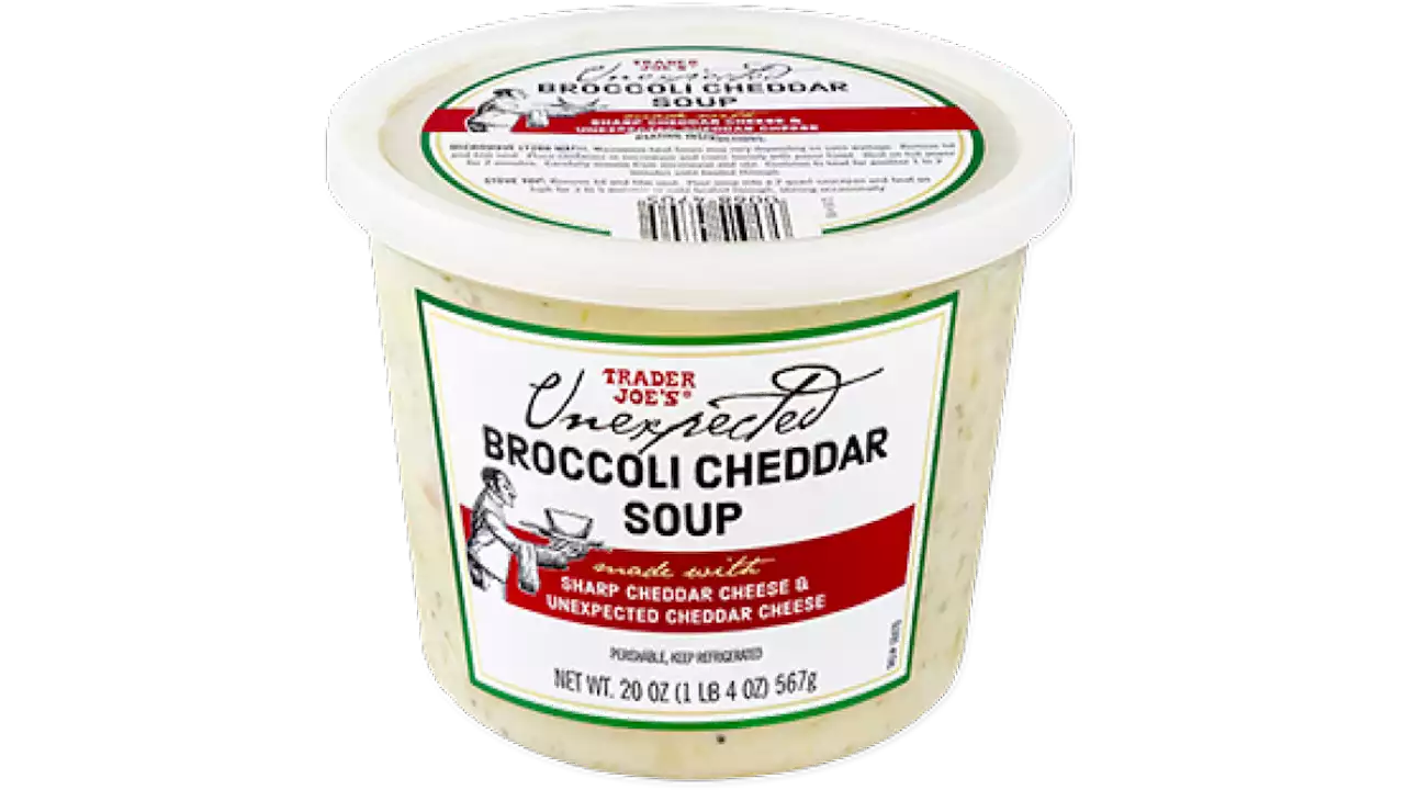 Unexpected Broccoli Cheddar Soup at Trader Joe's may contain insects