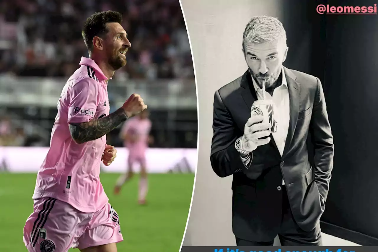 Messi, David Beckham bonding over maté drink: ‘Good enough for Leo’