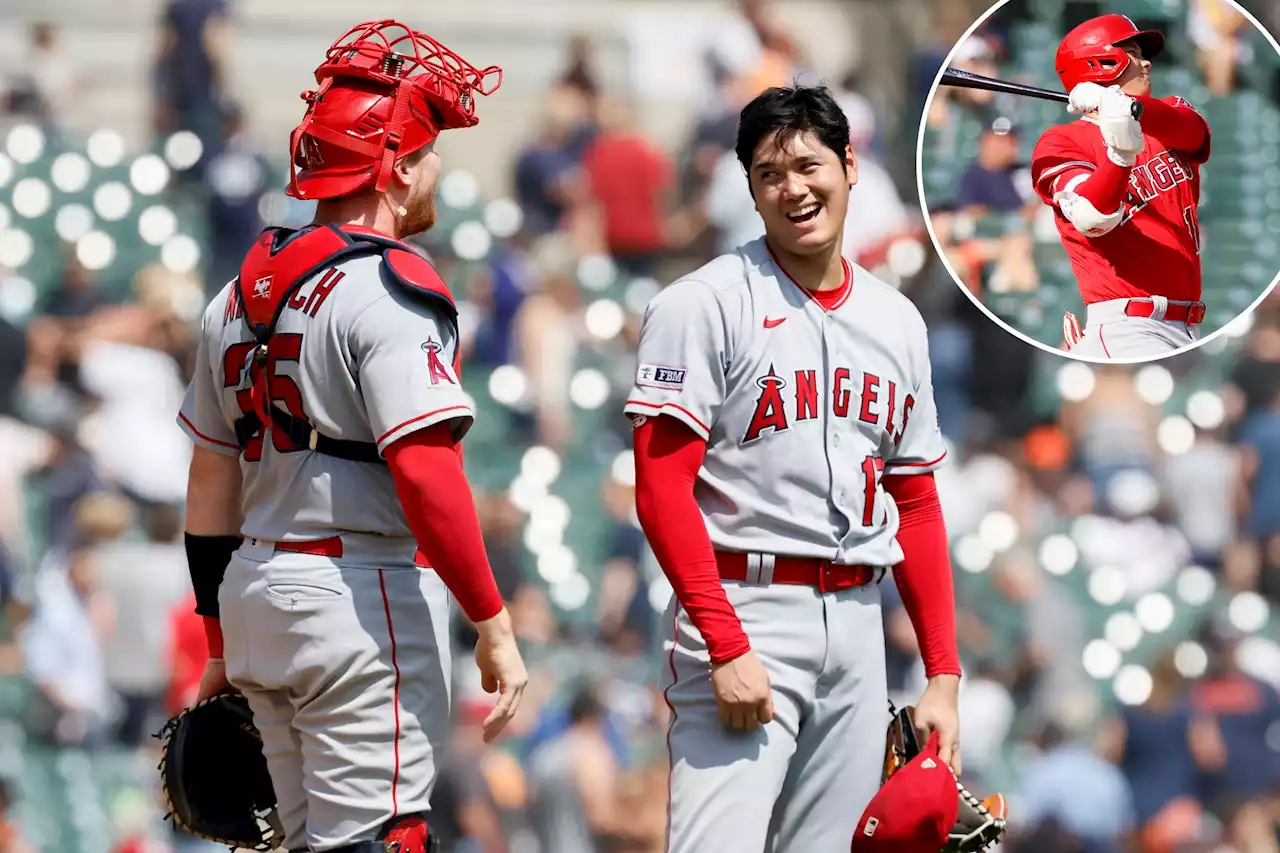 Shohei Ohtani backs up Angels’ all-in approach with monster day