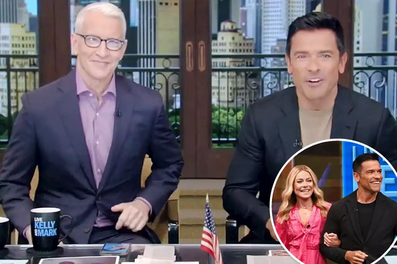 Kelly Ripa mysteriously absent from ‘Live’ show, Anderson Cooper fills in beside Mark Consuelos