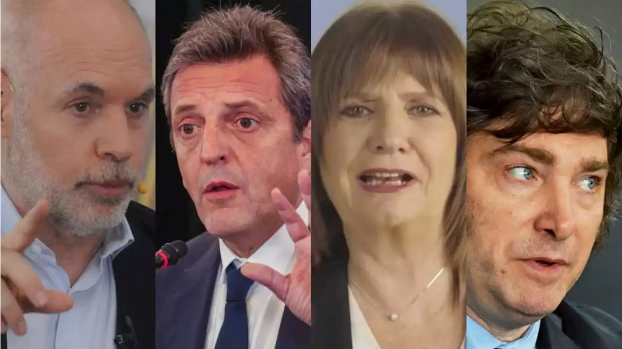 Encuesta nacional midió 4 escenarios de balotaje: Bullrich y Milei, complicados