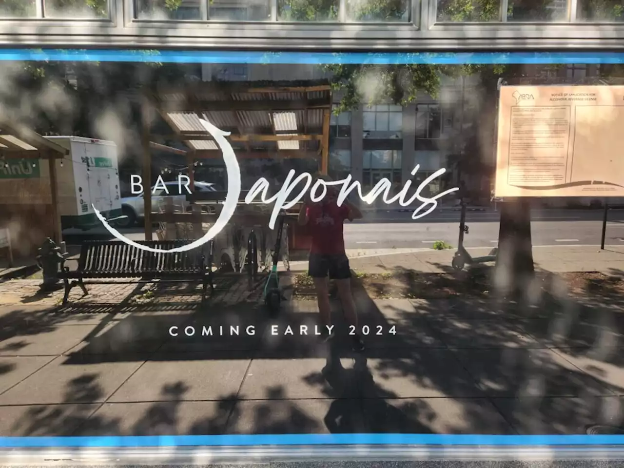 Bar Japonais coming soon signage posted in old Estadio space - PoPville