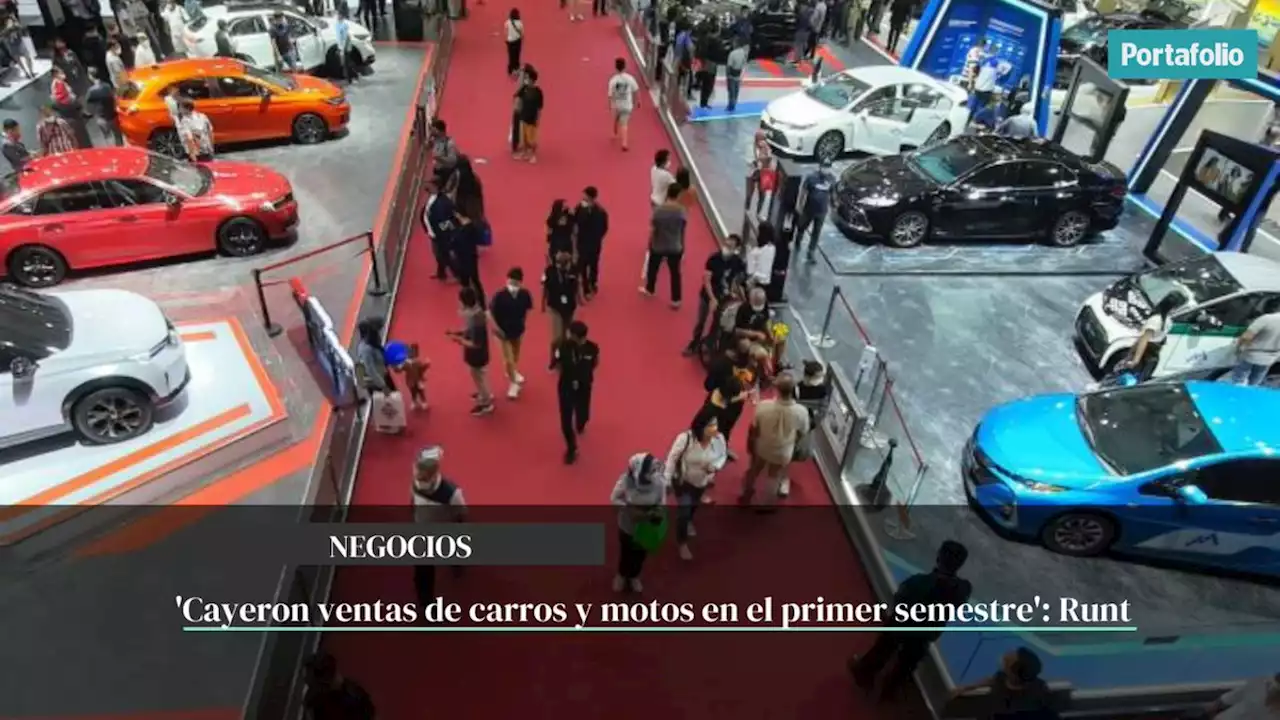 'Cayeron ventas de carros y motos en el primer semestre': Runt