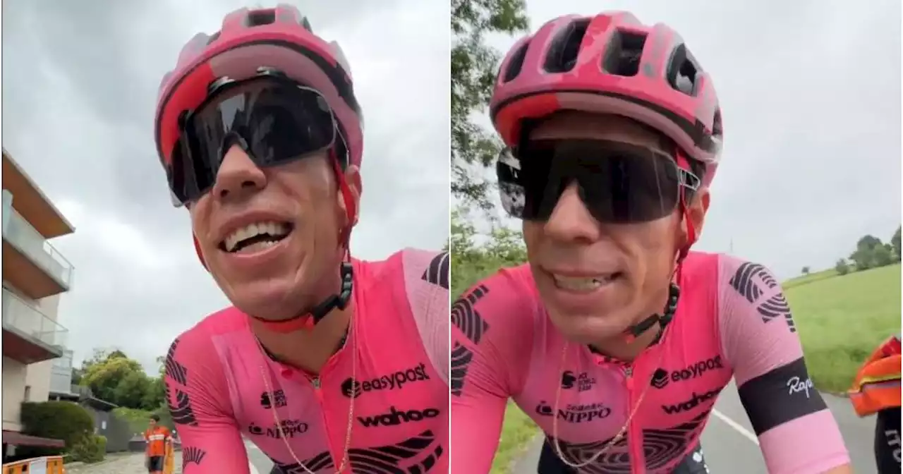 A Rigoberto Urán le pegaron ‘una tumbada la berraca’ cuando salió a entrenar