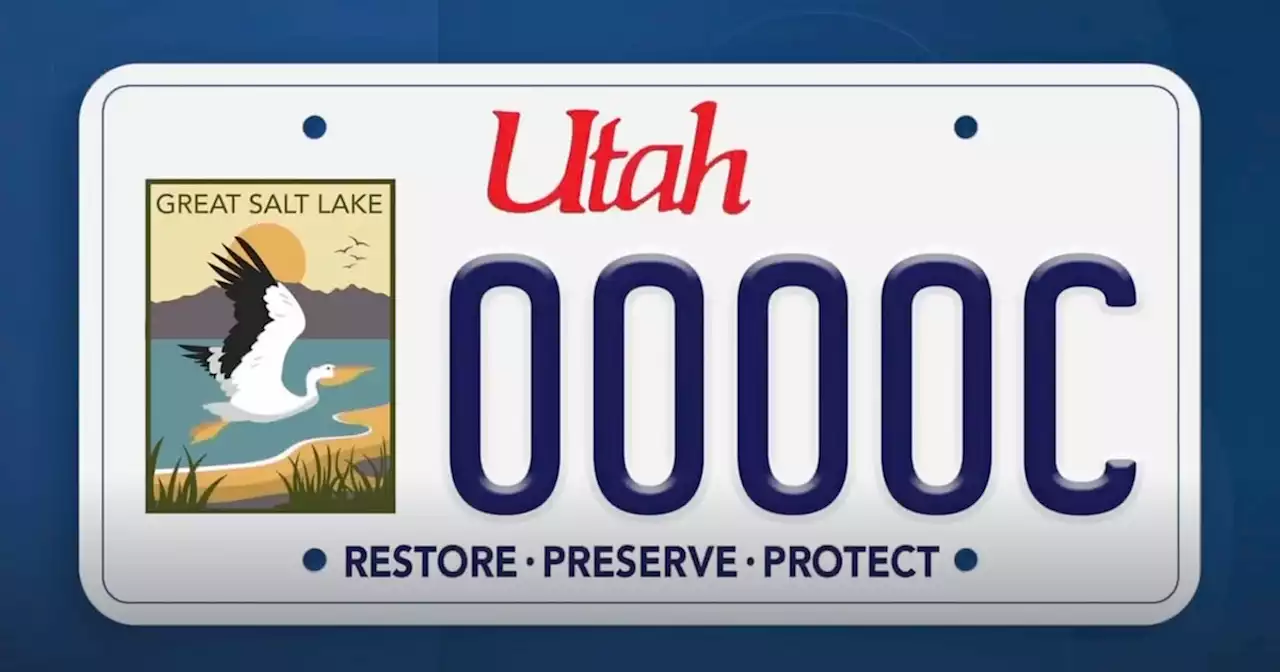 How to get a new Great Salt Lake license plate