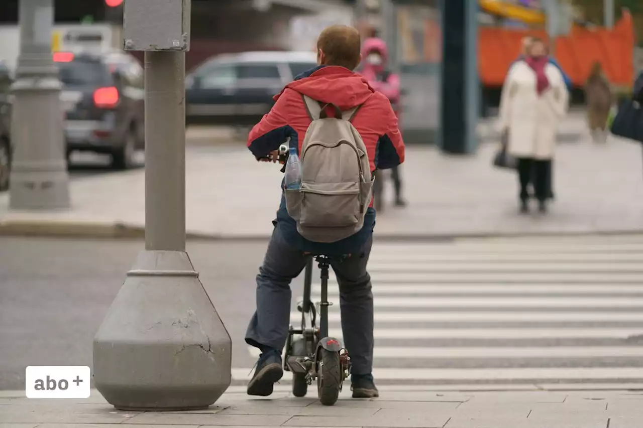 Stadt St.Gallen: Mit E-Scooter und 38 km/h der Polizei davongefahren