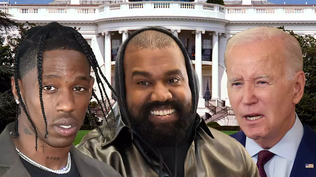 Travis Scott Raps About Picking Kanye West Over Joe Biden in 2024