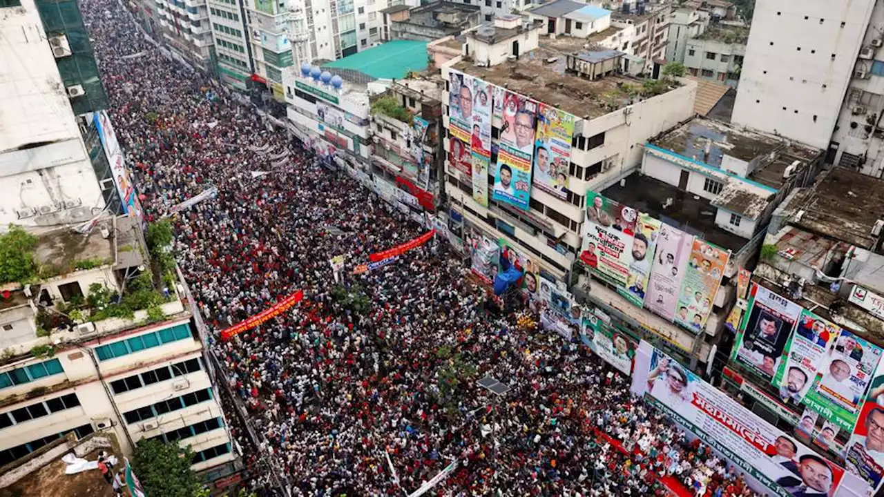 Thousands rally to demand Bangladesh PM Hasina's resignation