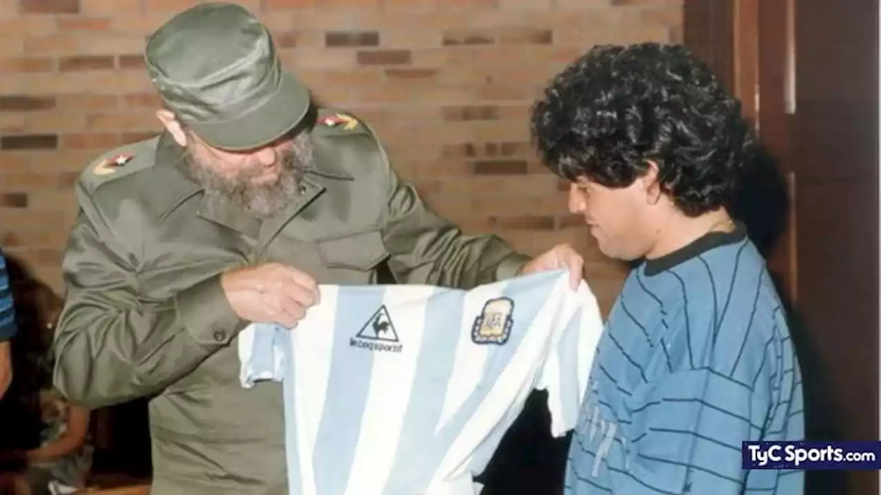 El día que nació otro MARADONA: cómo fue su primer encuentro con Fidel Castro - TyC Sports