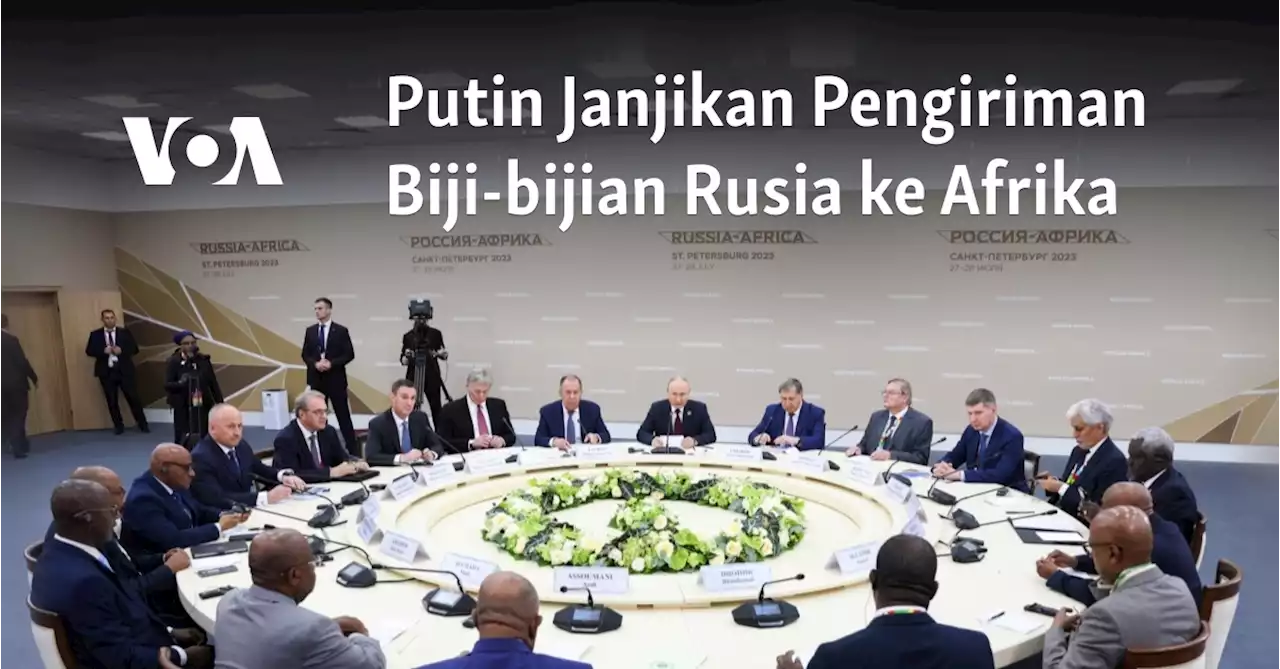 Putin Janjikan Pengiriman Biji-bijian Rusia ke Afrika