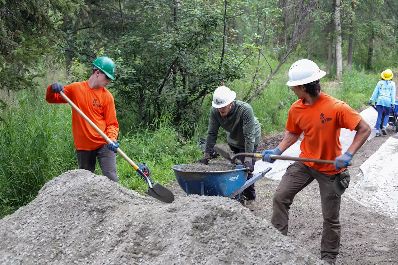 From planting trees to fixing trails, Anchorage teens spend summer improving city parks