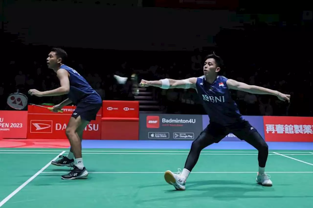 Hasil Japan Open 2023 - Dicecar Bertubi-tubi, Fajar/Rian Diterkam Juara Olimpiade - Bolasport.com