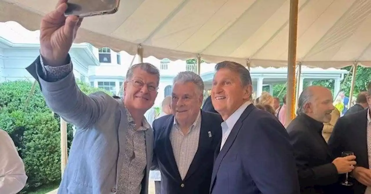 Photos: Joe Manchin Parties with Billionaires at Mansion of Washington Post Heiress