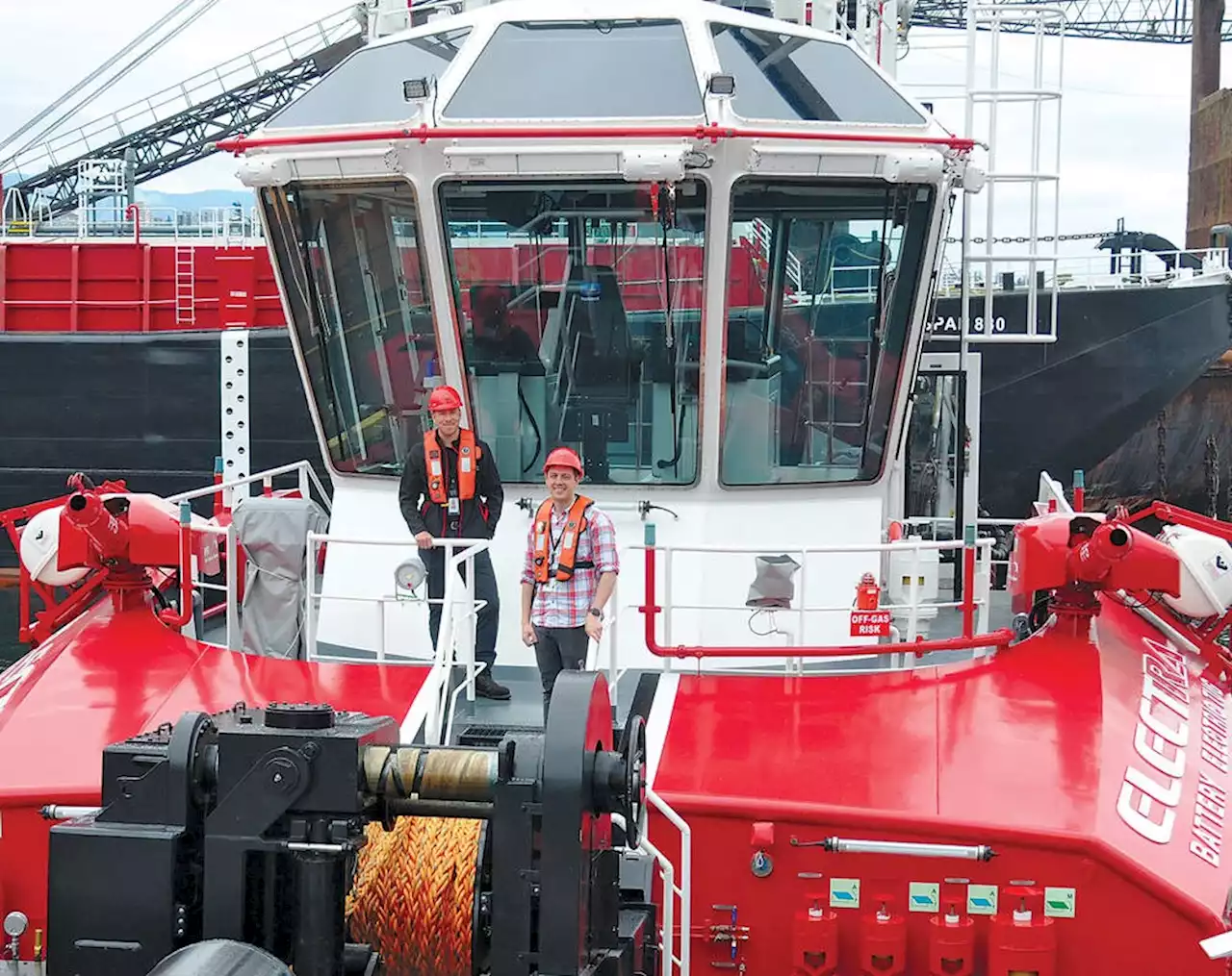 Seaspan launches world's first electric tugboat