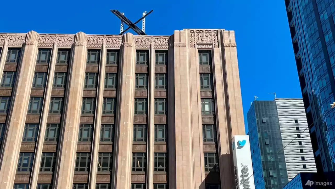 'X' logo installed atop Twitter building, spurring San Francisco to investigate permit violation