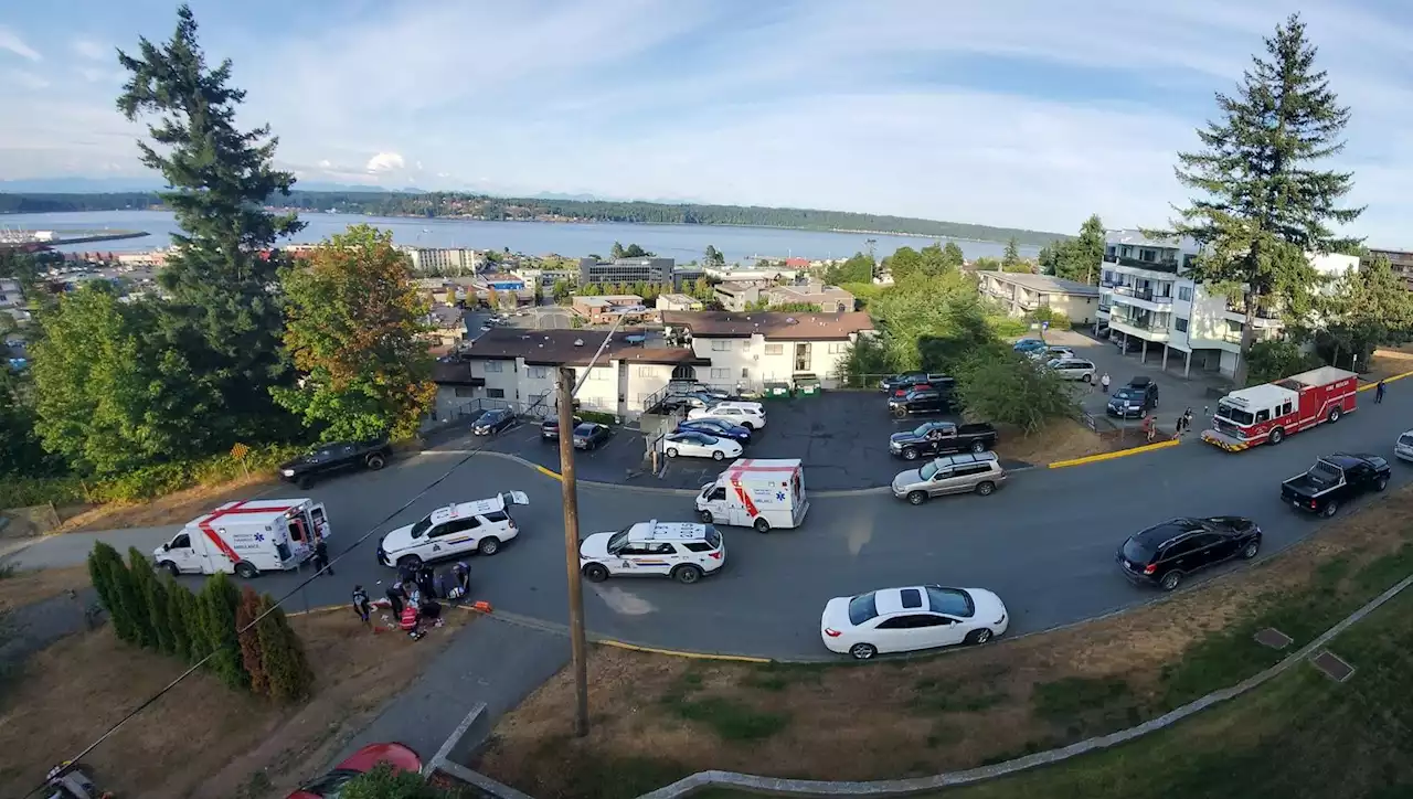 2 police officers injured after stabbing in Campbell River