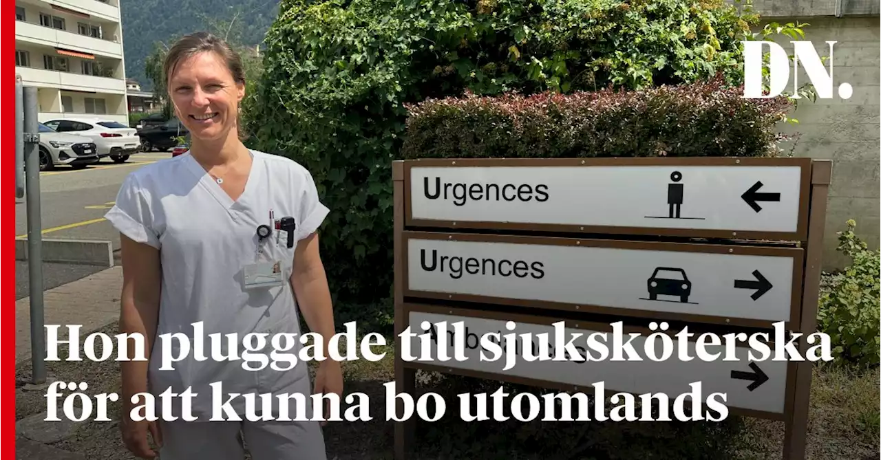 Hon pluggade till sjuksköterska för att kunna bo utomlands