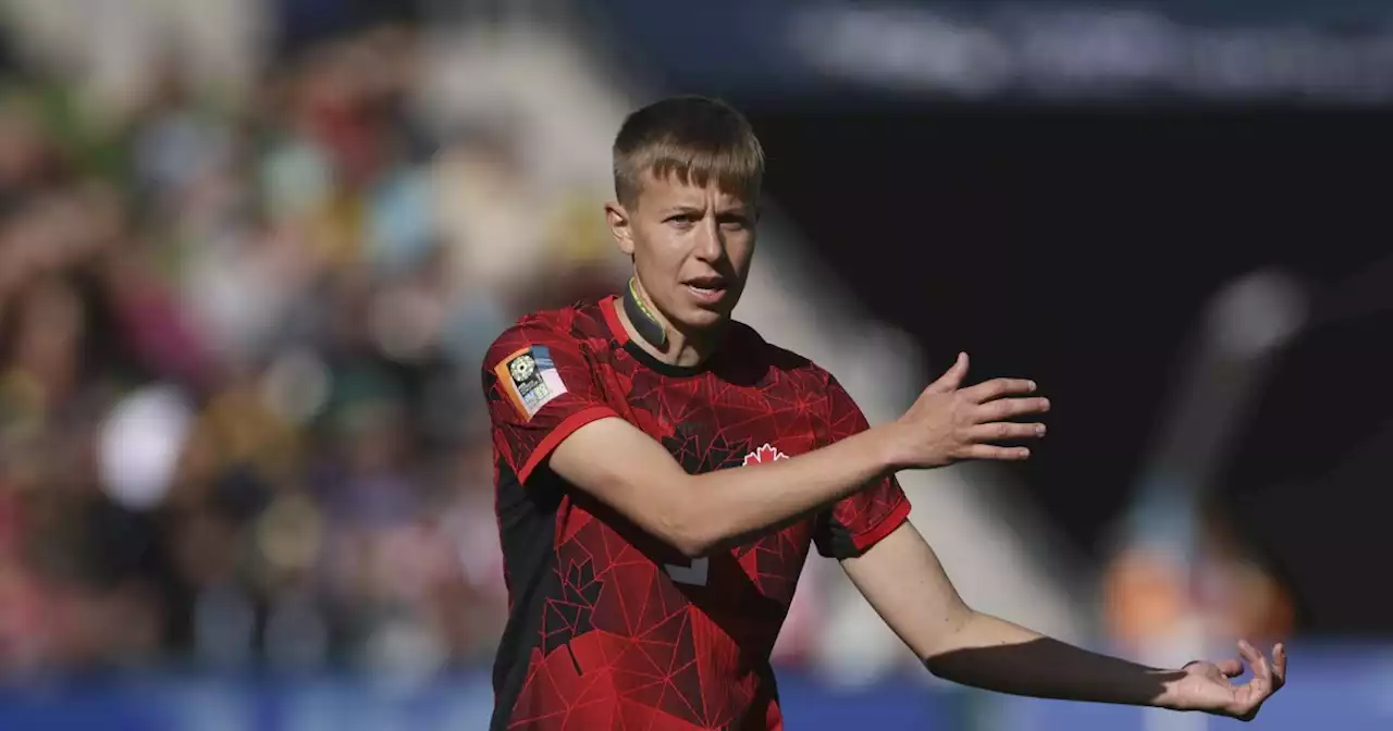 Canadian midfielder becomes first openly trans player to feature in World Cup