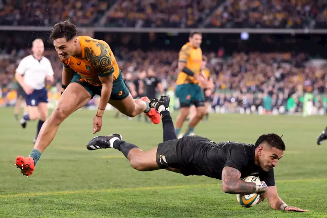 All Blacks rout Australia 38-7 to seal Rugby Championship