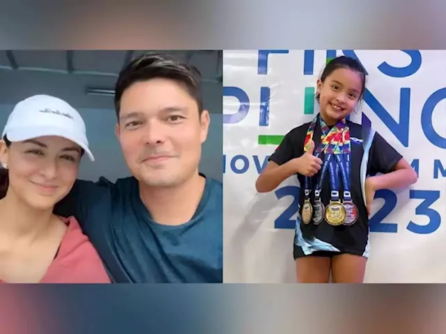 Zia Dantes bags bronze medal for swimming, Marian a proud mom