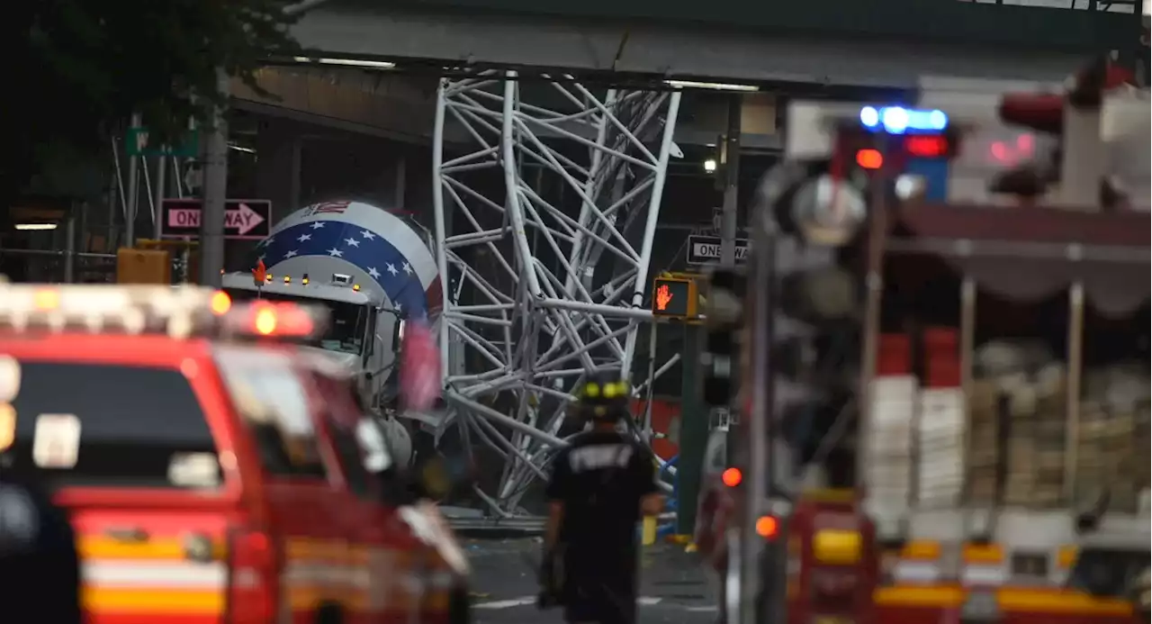 ‘No evidence’ of further danger from Manhattan crane collapse, buildings chief says