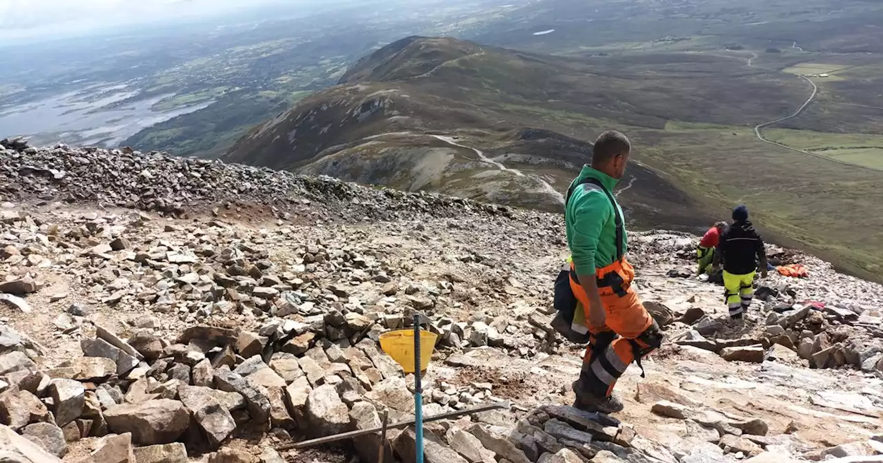 Meet the fearless team scaling Croagh Patrick daily to ensure pilgrim safety