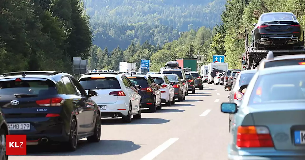 Ferienstart in Bayern: Beim Karawankentunnel staut es sich in beide Richtungen