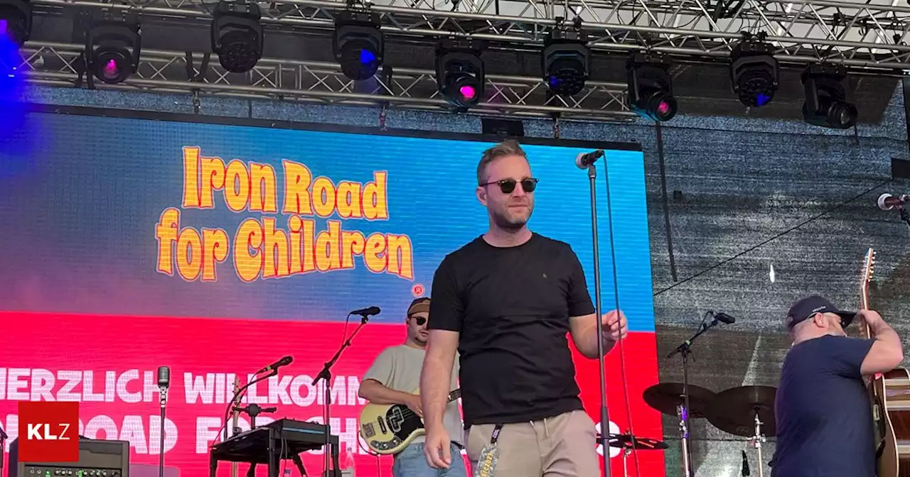 Iron Road for Children 2023 - Überraschung: Soundcheck mit Josh. - und ein kleines Privatkonzert