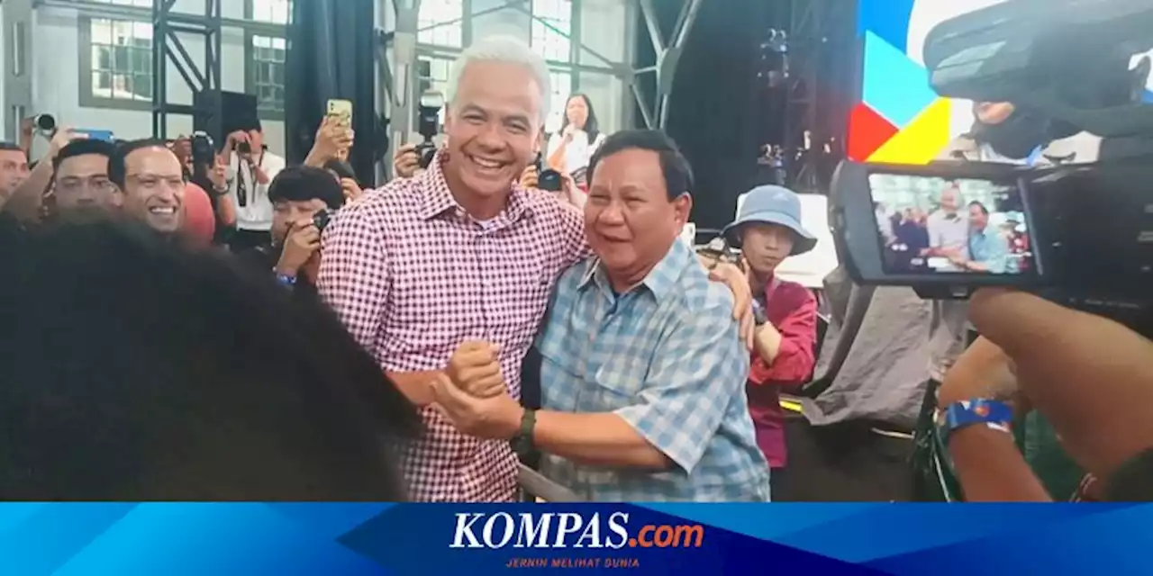 Mesra dengan Prabowo di Acara Belajar Raya, Ganjar: Ya, Bajunya Saja Sama Kotak-kotak