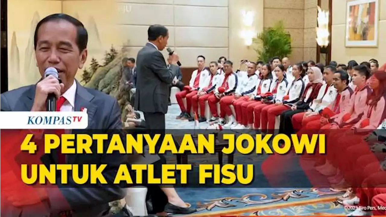 4 Pertanyaan Jokowi untuk Atlet FISU World University Games di Chengdu