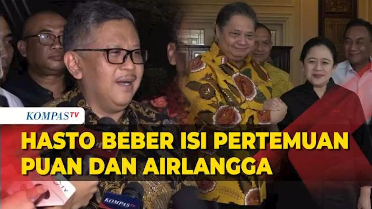 Isi Pertemuan Puan Maharani dan Ketum Golkar Airlangga Hartarto