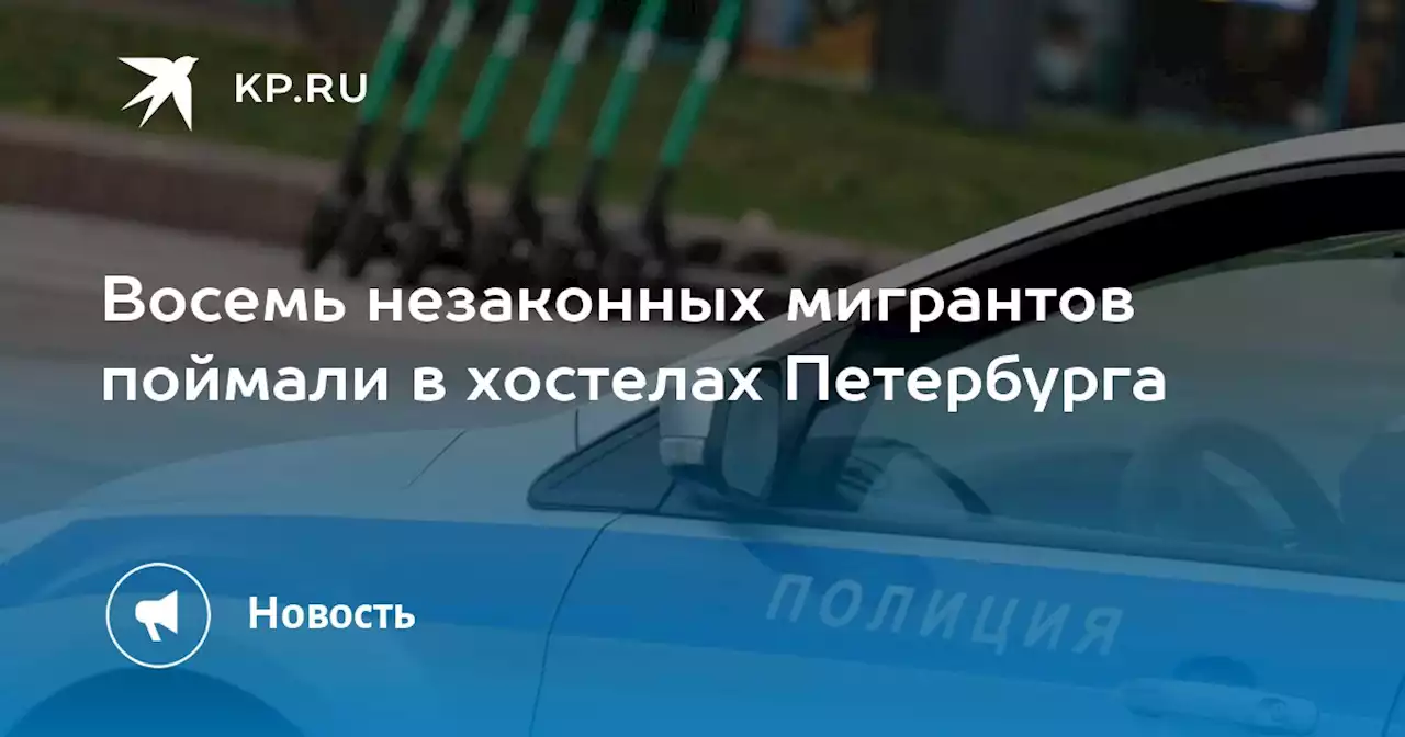 Восемь незаконных мигрантов поймали в хостелах Петербурга