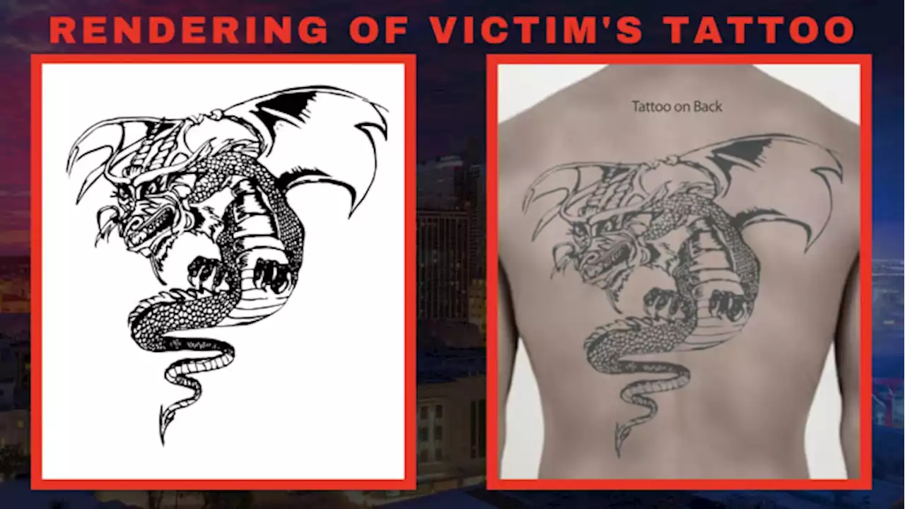 BCSO releases rendering of dragon tattoo in hopes of identifying remains found in suitcase