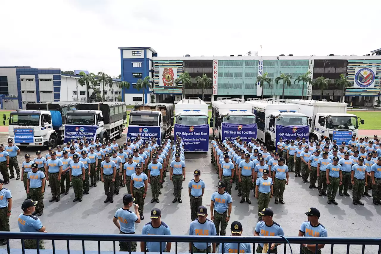 PNP sends 200 cops to 'Egay'-affected areas, raises P3M for relief assistance