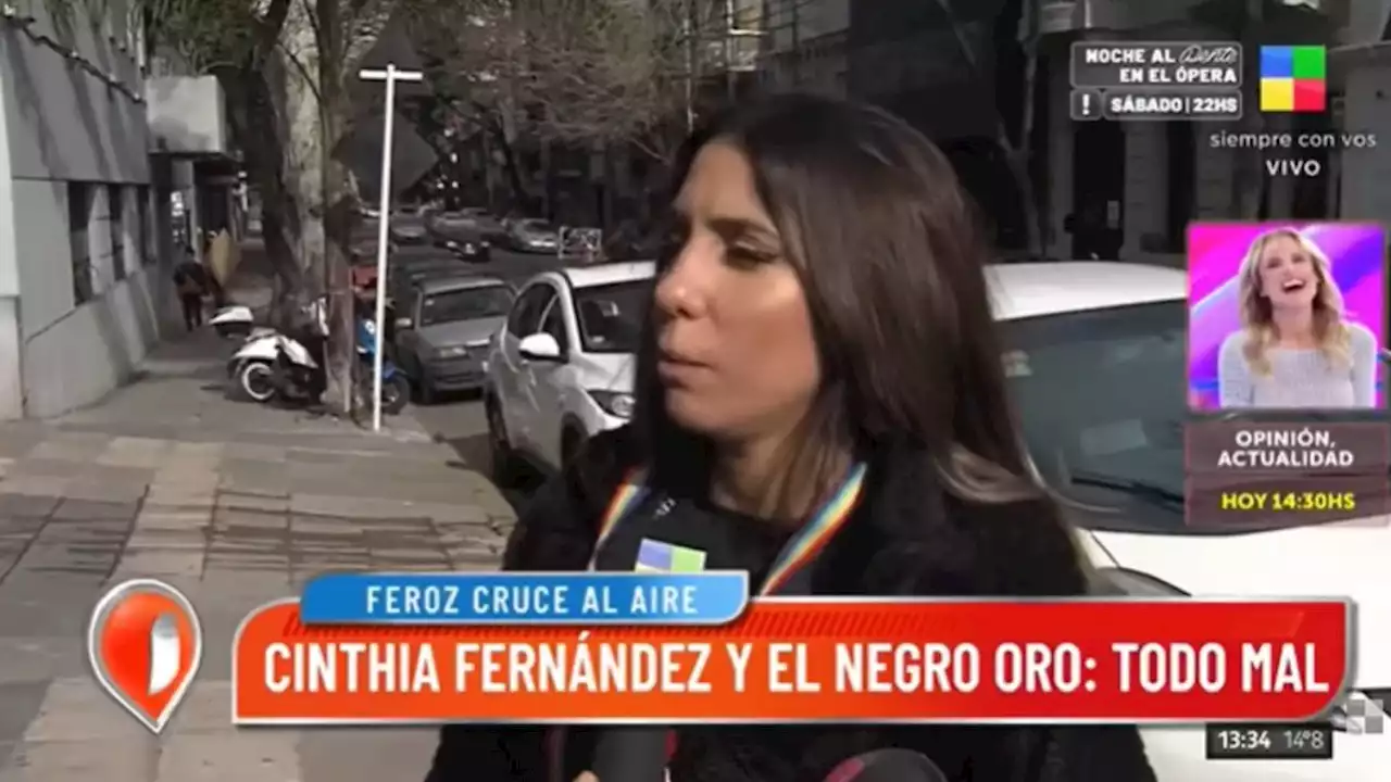 Tras su cruce con González Oro, Cinthia Fernández disparó contra la producción: “Cuando quieren conviene el show”