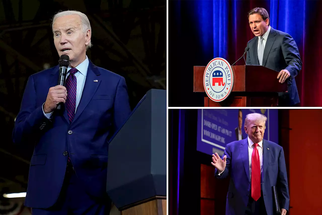 GOP 2024 candidates barnstorm country while Biden takes vacation