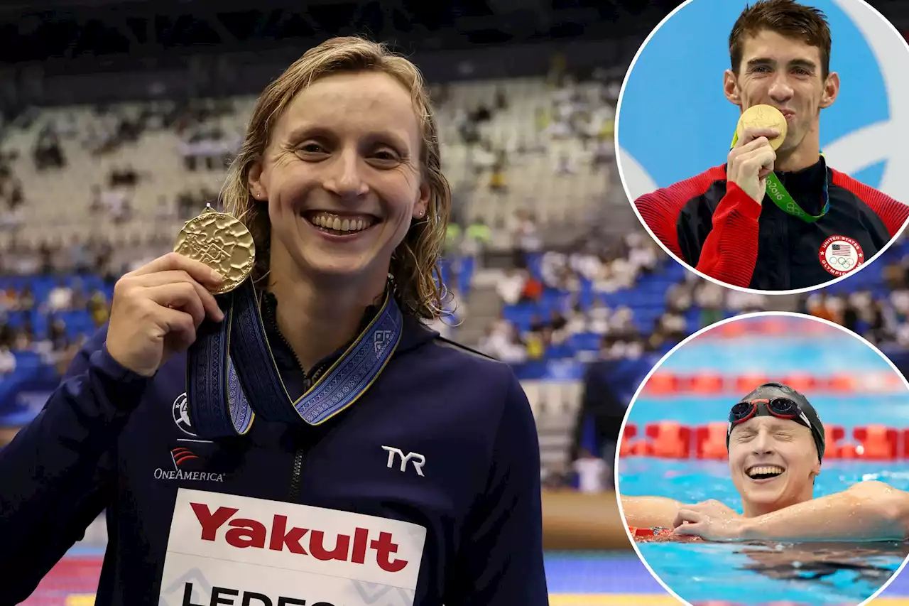 Katie Ledecky surpasses Michael Phelps with 16th individual swimming world title